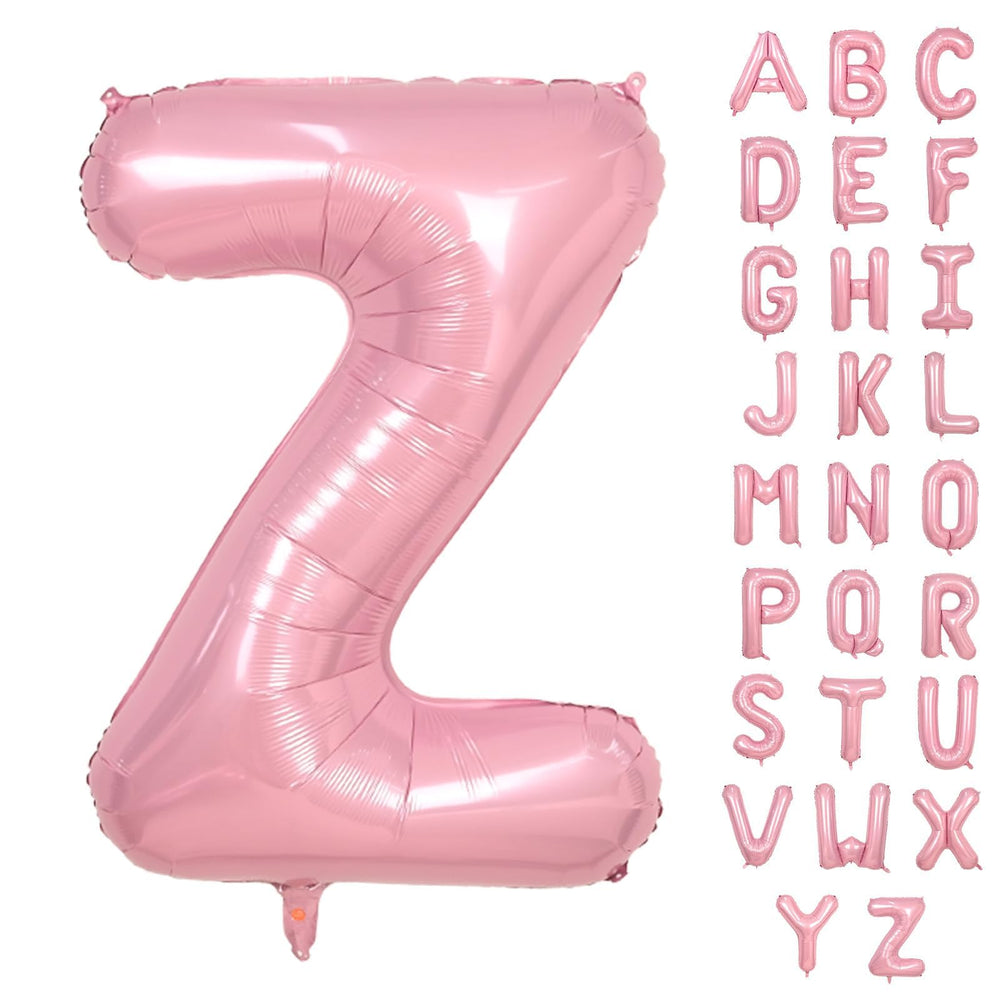 Biapian 40inch pink letter Z balloon for eye-catching party decor