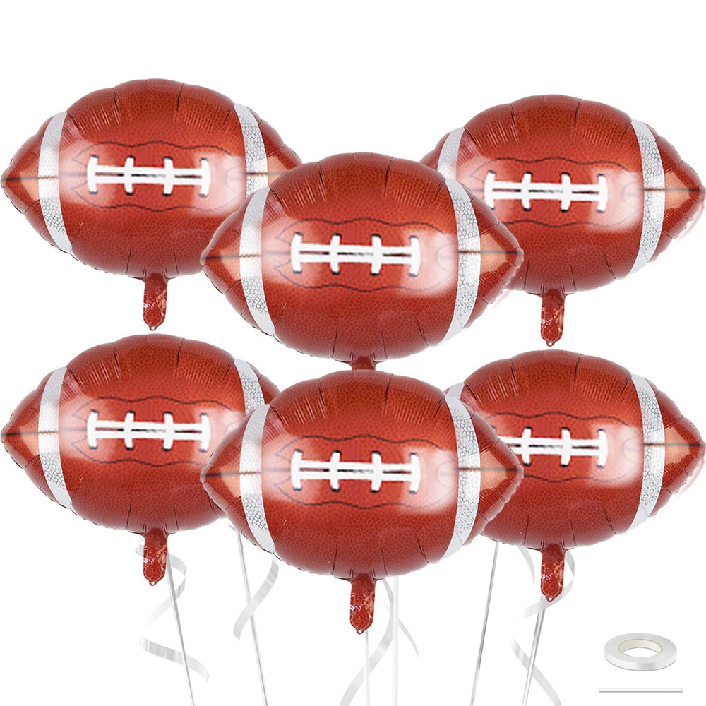 Biapian 26-inch football balloons set ready for festive game-day decoration