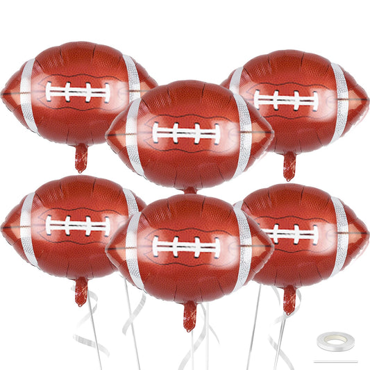 Biapian 26-inch football balloons set ready for festive game-day decoration