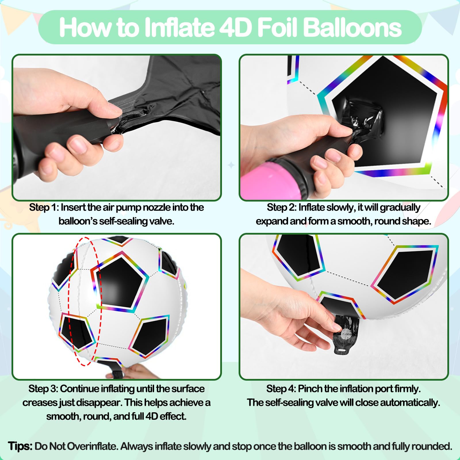 Biapian game-day balloons brighten classrooms and gyms for lively celebrations.
