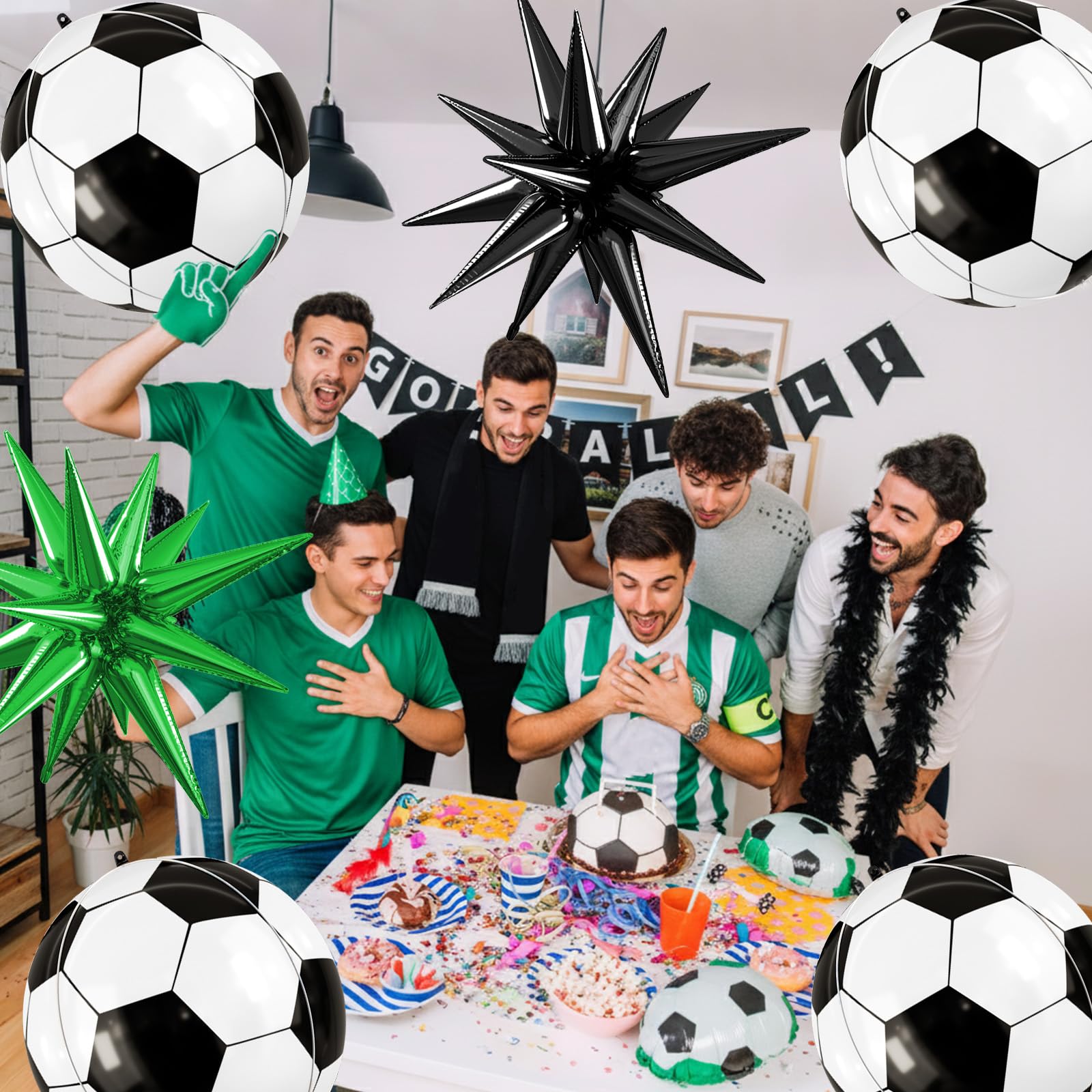 Biapian balloons' glossy finish reflects light for party mood.