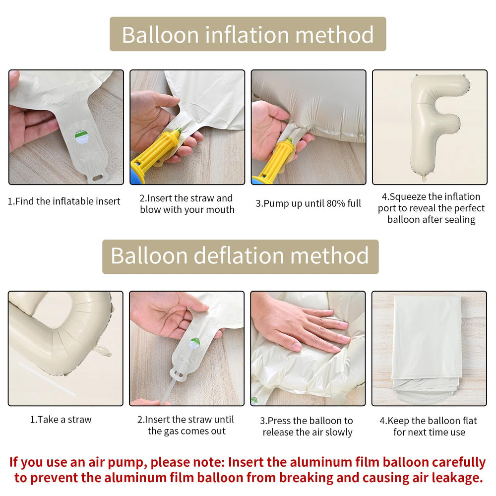 Biapian F balloon ideal for birthdays, weddings, and showers.