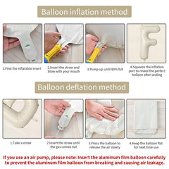 Biapian F balloon ideal for birthdays, weddings, and showers.