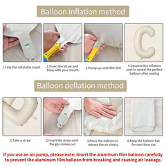 Biapian large alphabet balloon C, ideal for wedding photo backdrops.