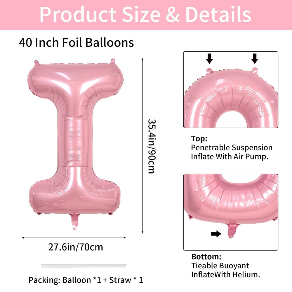 Biapian pastel pink I balloon ideal for photo backdrops