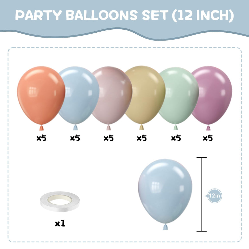 Biapian pastel retro balloons purple closeup to elevate wedding color scheme