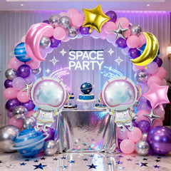 Biapian pink star foil balloon 10in pops dessert tables
