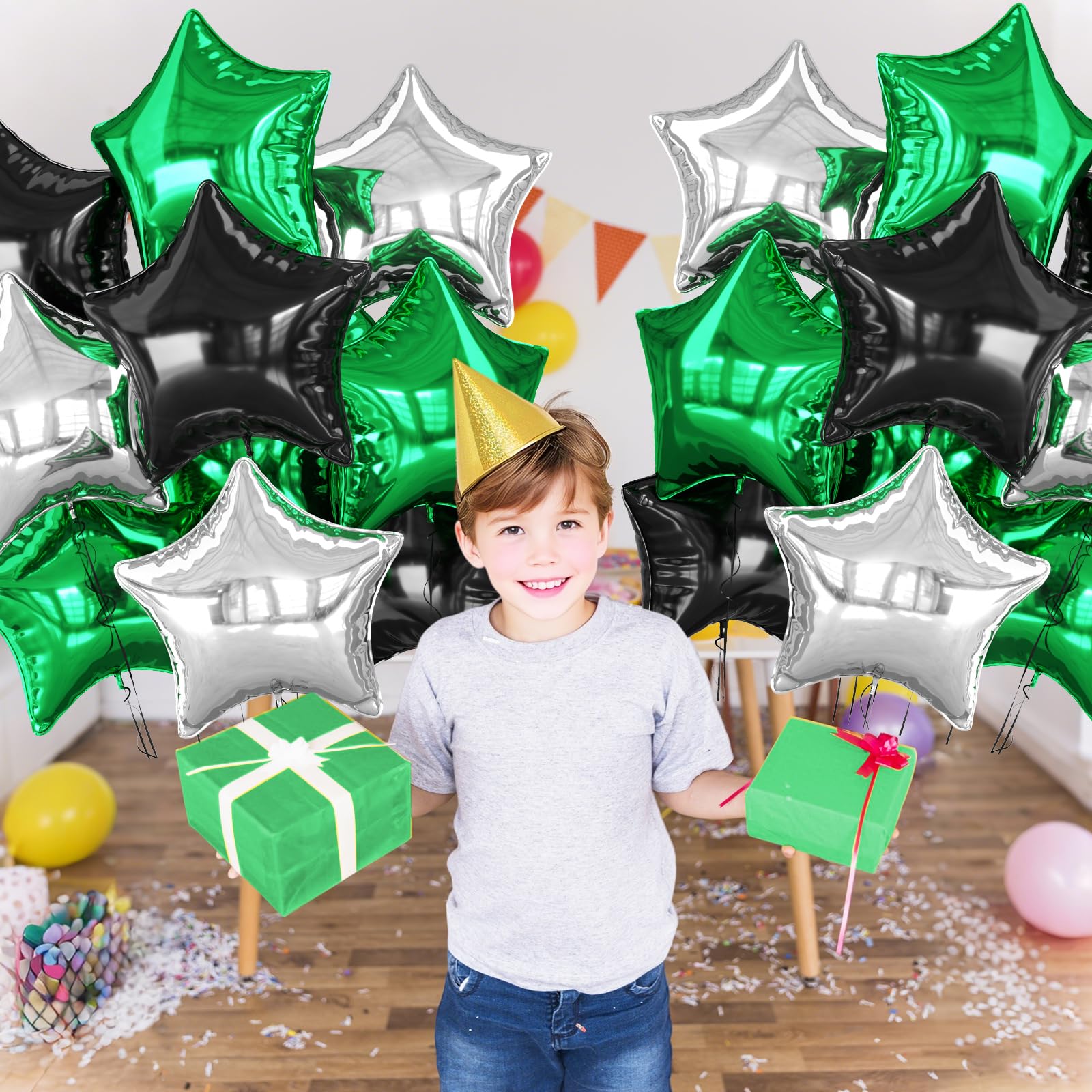 Biapian sparkling star backdrop decor elevates stage and photo wall setups.