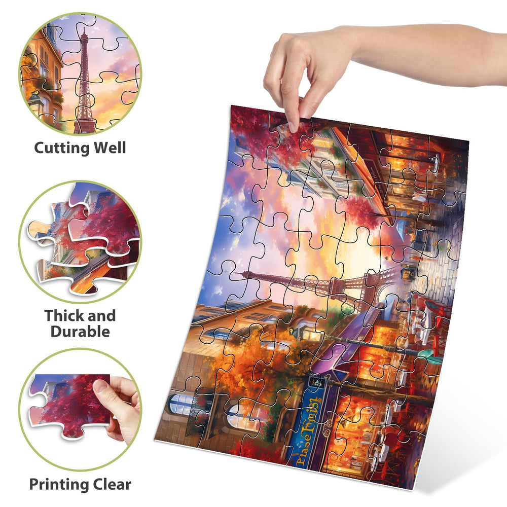 Eco-friendly paper material used in Biarek puzzles