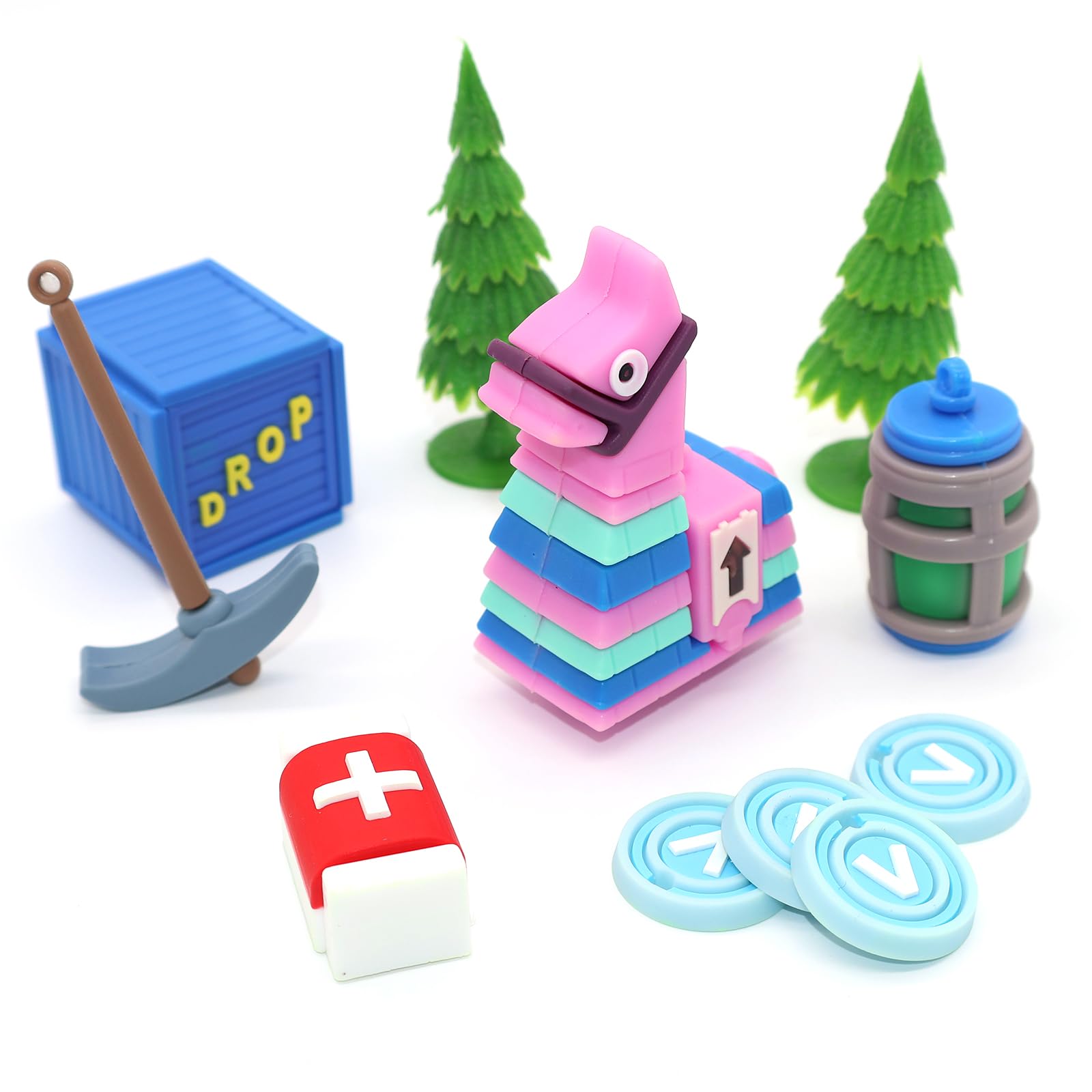 BiBo game topper tree figure completes a lush scene for farm or adventure themes