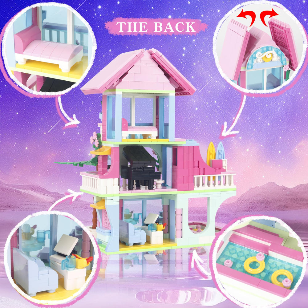 Bibilock interactive villa invites friends to collaborate on exciting building sessions.