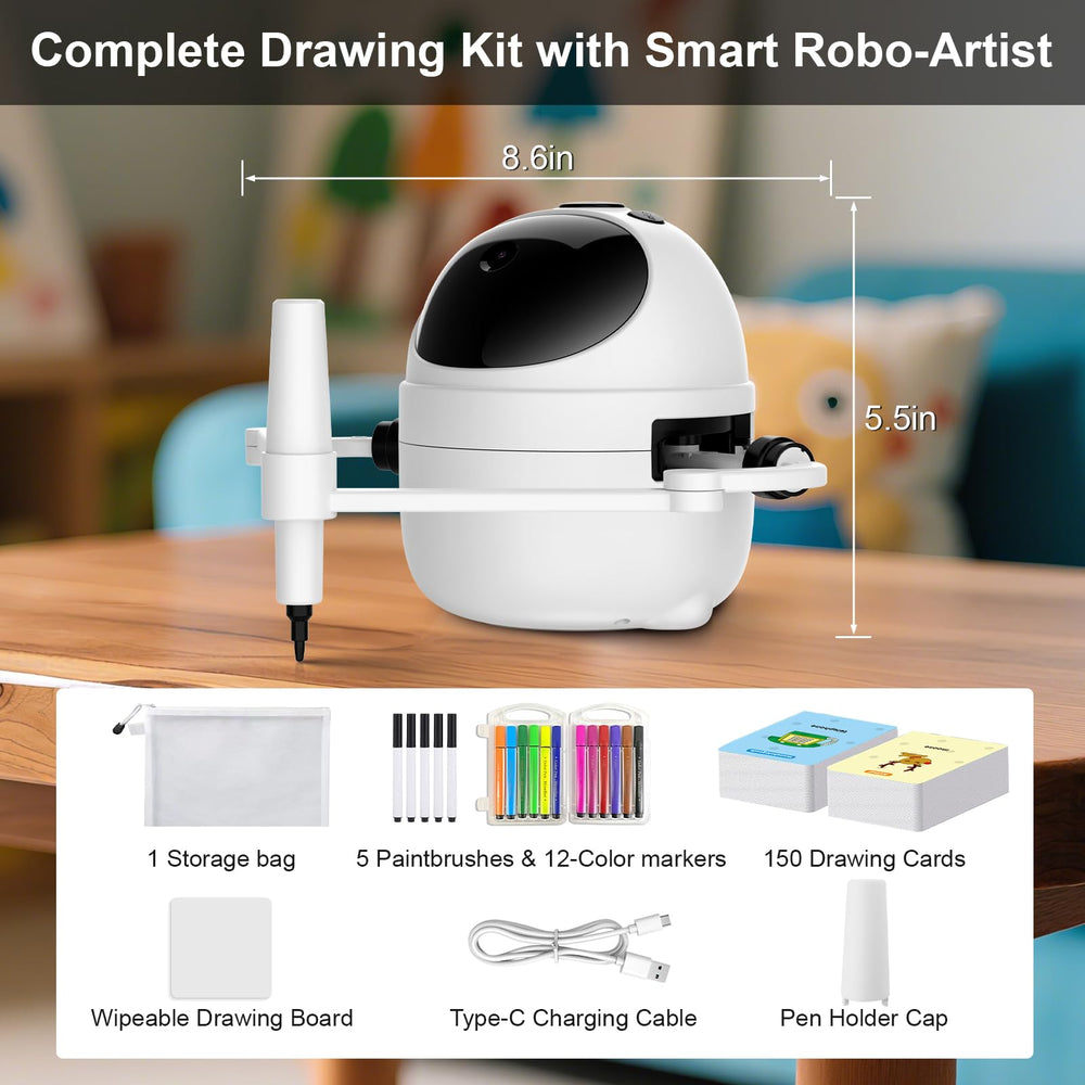 Reusable drawing board with BiBiSi for easy erase and redraw.