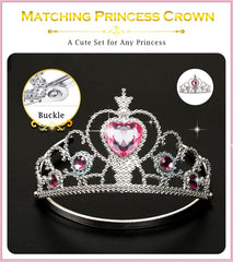 BIBUTY crown gems sparkle on sturdy plastic for lively play
