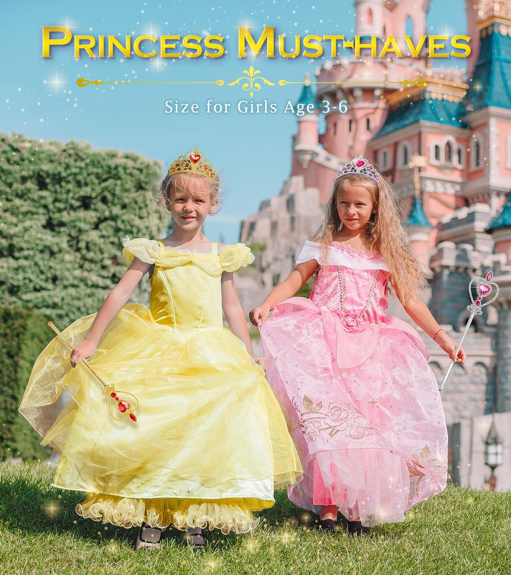 Bibuty durable metallic-plastic crown set withstands active dress-up.