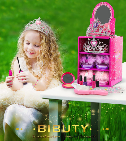 BIBUTY princess crowns for kids fuel dress-up adventures and story creation.