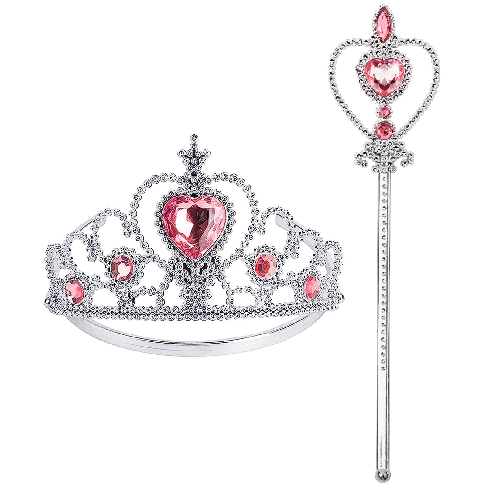 BIBUTY princess crown close-up with gem detailing, ideal for imaginative play
