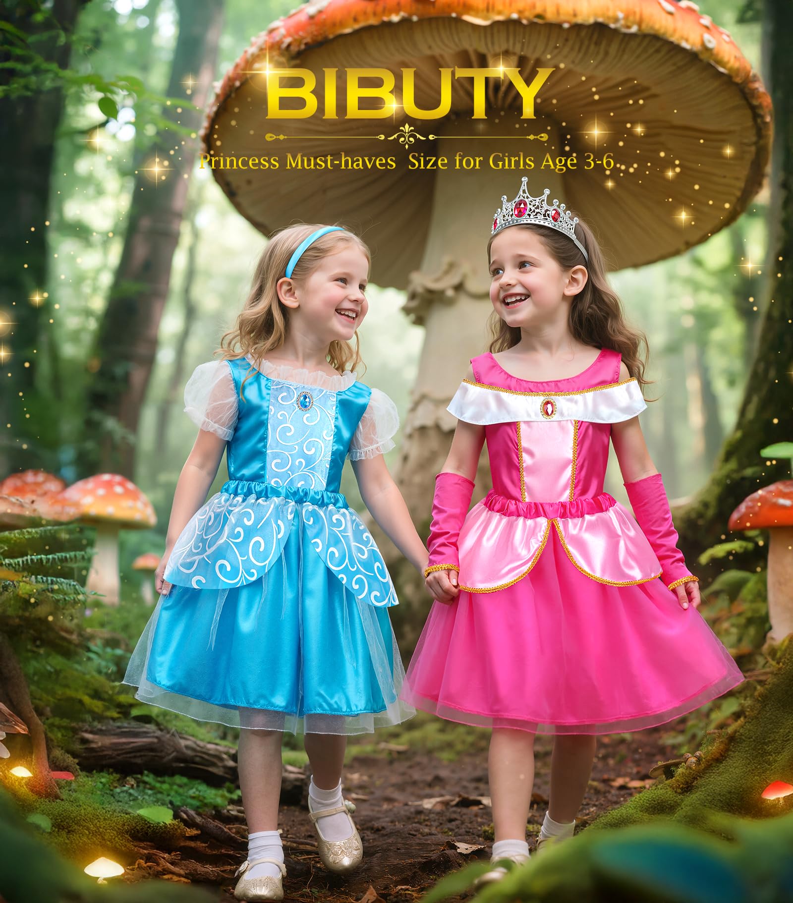 BIBUTY two headbands complete each princess look