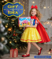 BIBUTY four princess dresses in soft fabric for comfortable pretend play