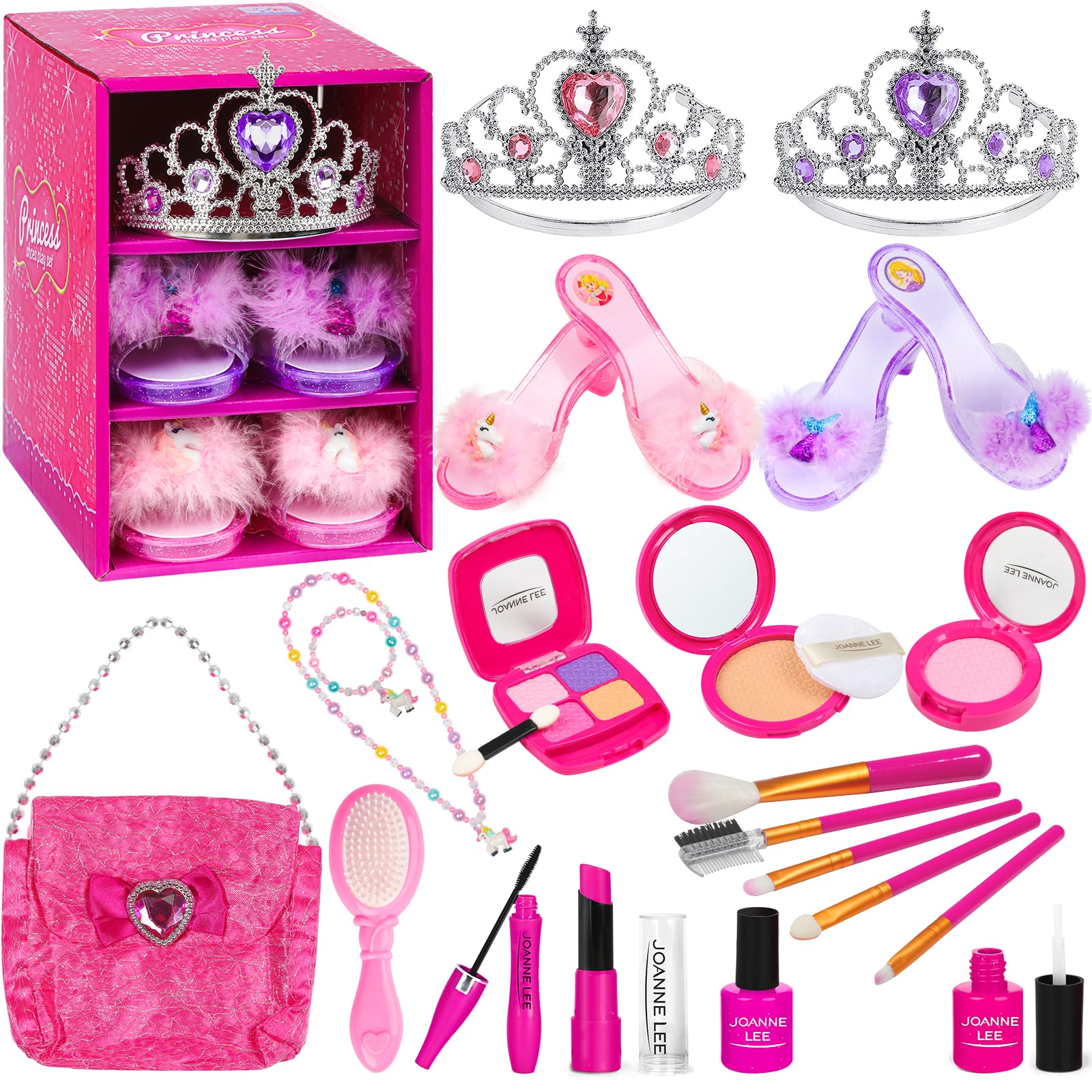BIBUTY princess dress-up shoes for imaginative play and confident steps.