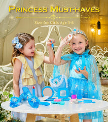 BIBUTY princess shoes provide comfy, easy steps during dress-up.