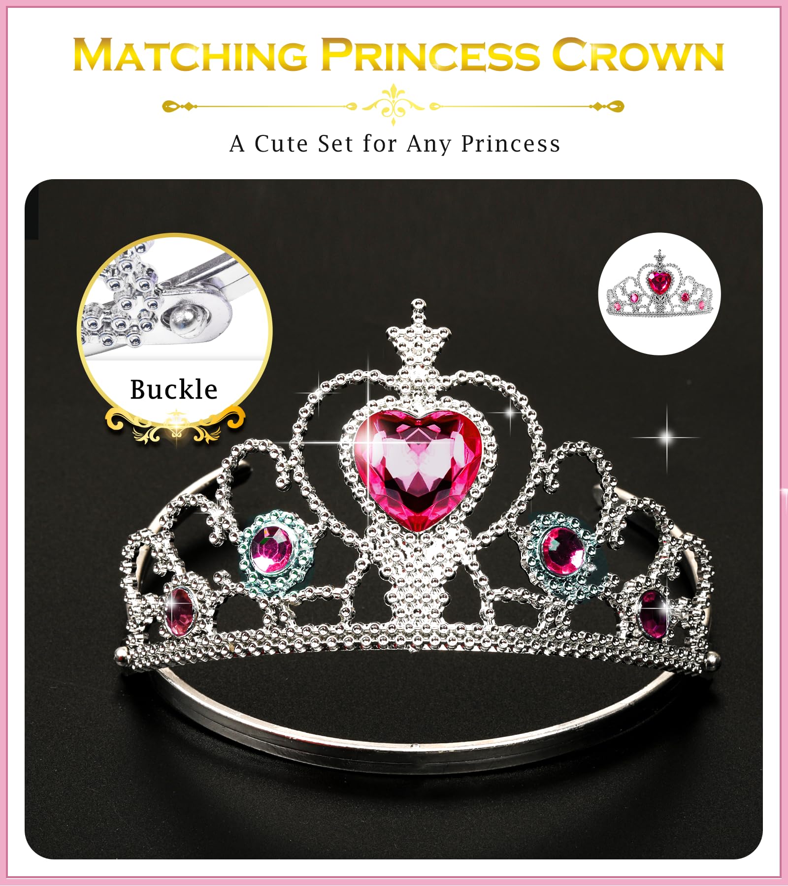 Bibuty wearable dress-up crown for comfortable play sessions.