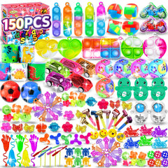 BicMan 150pcs pack of assorted toys ideal for classroom rewards and party favors.