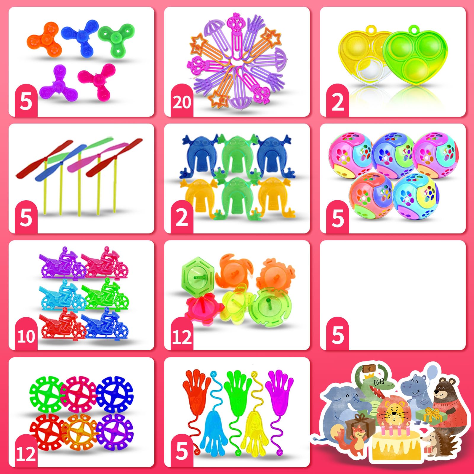 BicMan classroom rewards highlight bright, safe toy assortment for incentives.