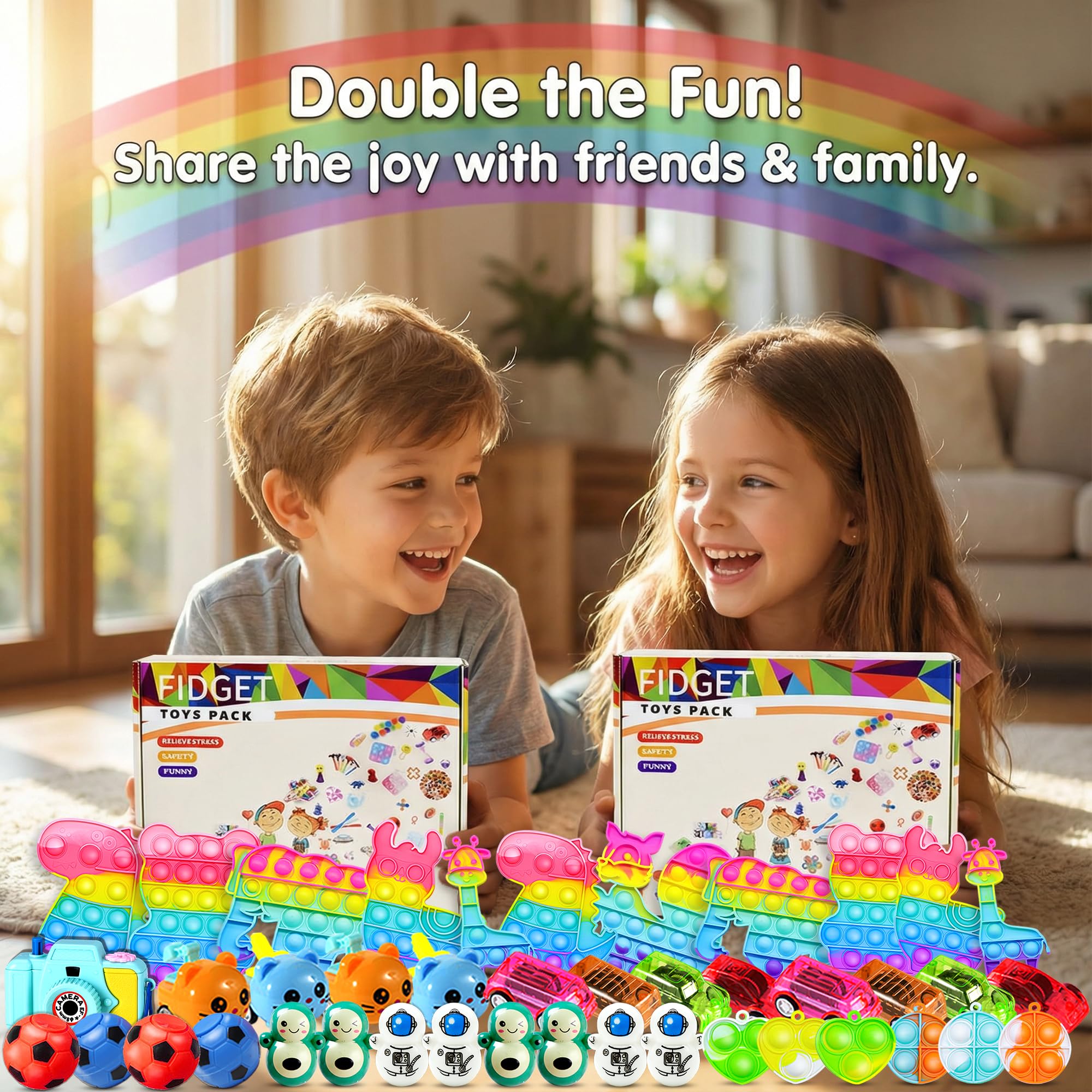 BicMan fidget toys variety pack for classrooms, parties, and on the go.