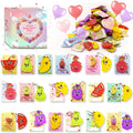 BicMan fruit pop keychains 30pc set, ideal for easy classroom valentines exchanges.