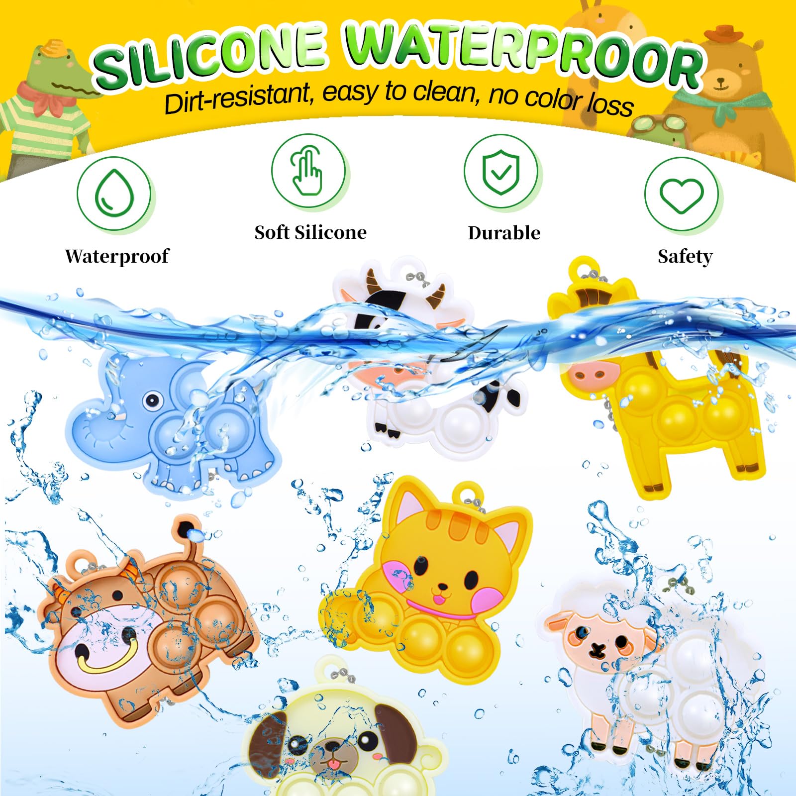 BicMan mini pop-it keychain bubbles provide quick sensory relief during daily activities.