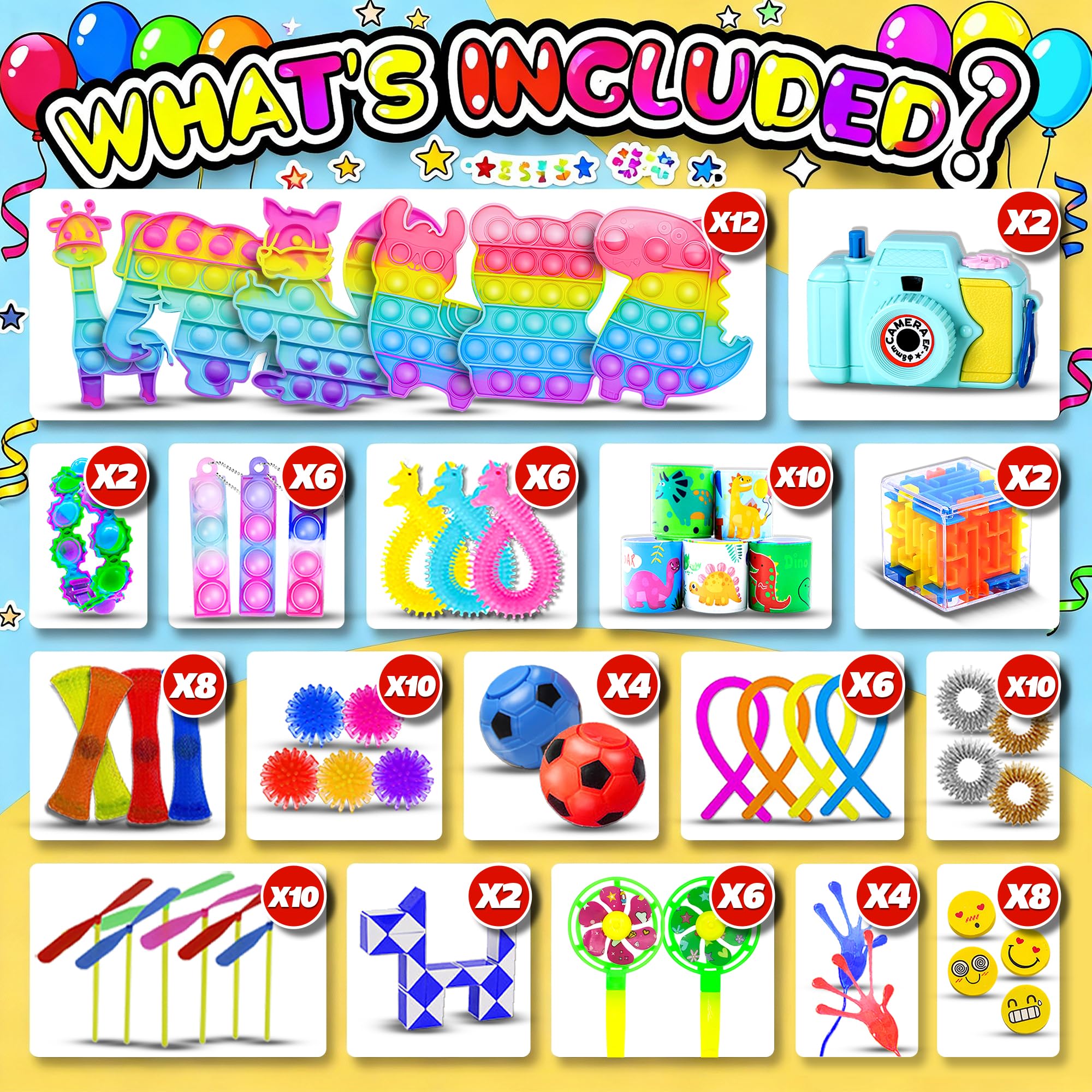 BicMan pinata fillers and party favors set for parties and festive occasions.