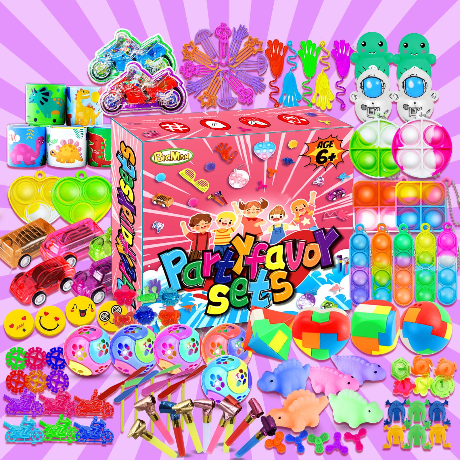 BicMan sensory toys provide calming, hands-on engagement during breaks.