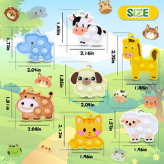 BicMan silicone pop keychain with cute fidget bubbles for portable fun.