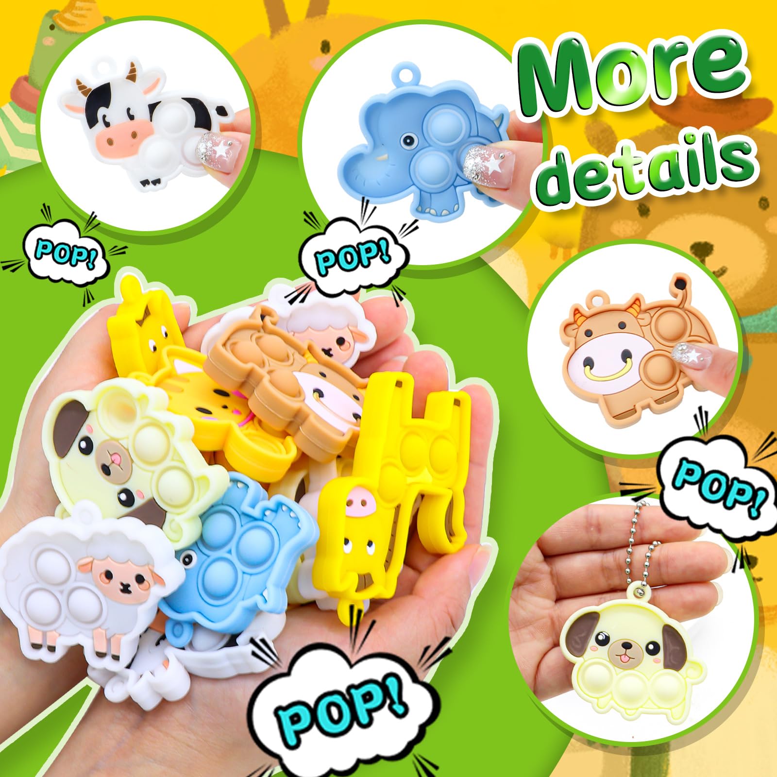 BicMan classroom prizes encourage engagement with colorful stress-relief bubbles.