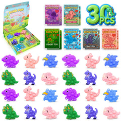 BicMan valentines dino pop keychains in bright colors ready for backpack attachment and trade