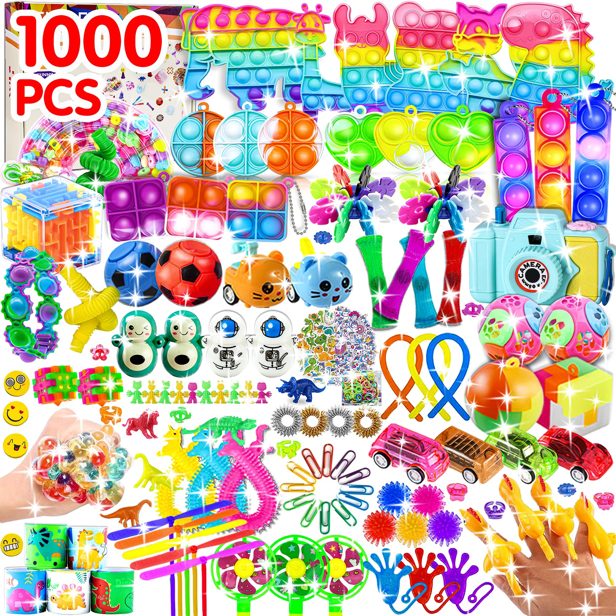 BicMan varied sensory toy set boosts focus and creativity during play.