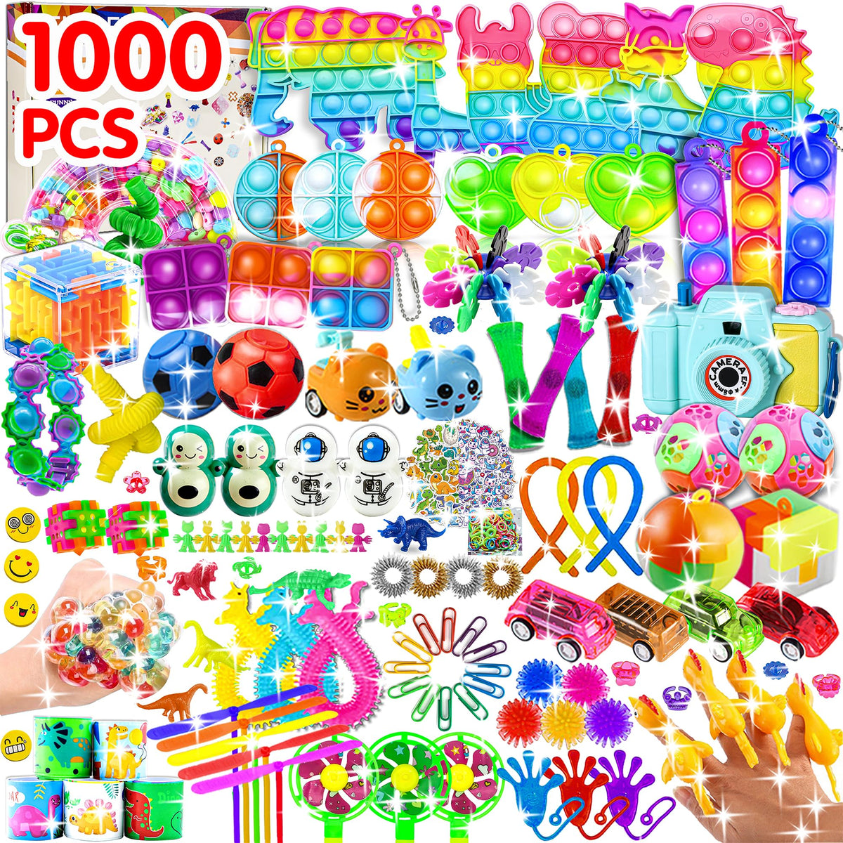 BicMan varied sensory toy set boosts focus and creativity during play.