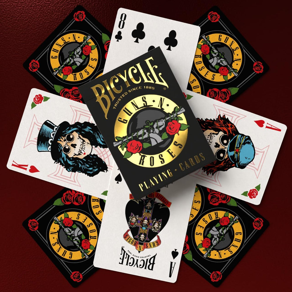 Bicycle air cushion finish on cards enhances smooth handling during play.