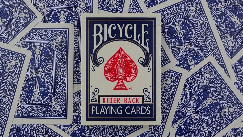 Bicycle air-cushioned finish enhances hand feel and long-lasting durability.