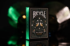 Bicycle Aviary Double-back card enables reversible tricks and surprises at the table