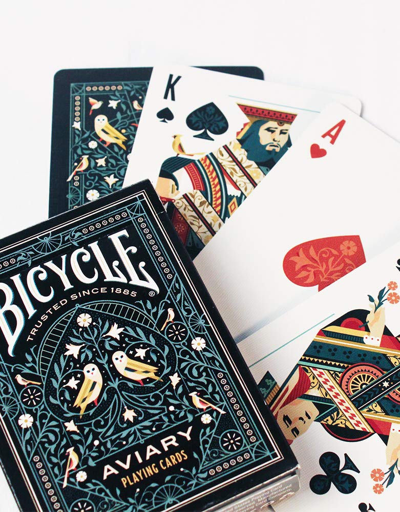 Bicycle Aviary vintage-archives-inspired design nods to timeless playing card art