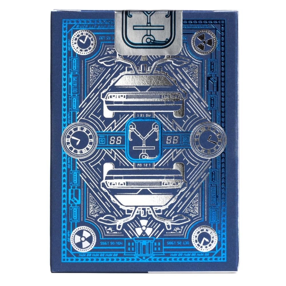 Bicycle Back To The Future cards made in USA on FSC paper for eco-friendly premium feel