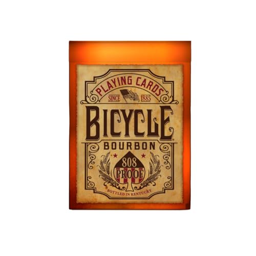 Bicycle Bourbon playing cards with air cushion finish for smooth shuffles.