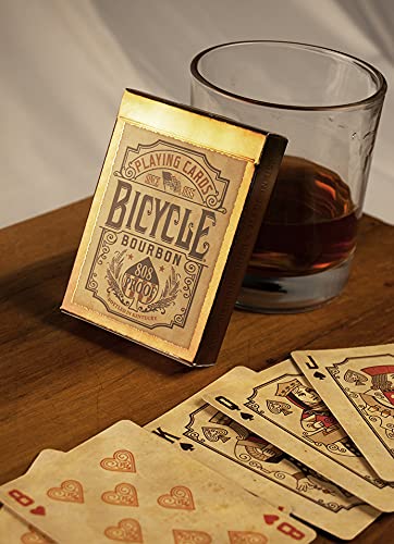 Bicycle Bourbon artwork on every card for immersive play.