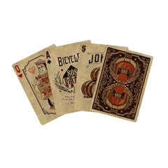 Bicycle Bourbon playing cards featuring bourbon-themed illustration for casino nights.