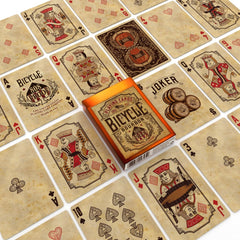 Bicycle Bourbon playing cards are US-made on FSC-certified paper.