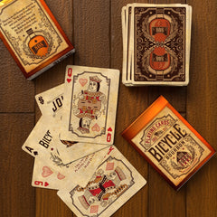Bicycle Bourbon playing cards arrive in vintage packaging for gift-ready appeal.