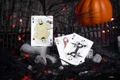 Bicycle Burton-style characters card back for distinctive visual appeal.