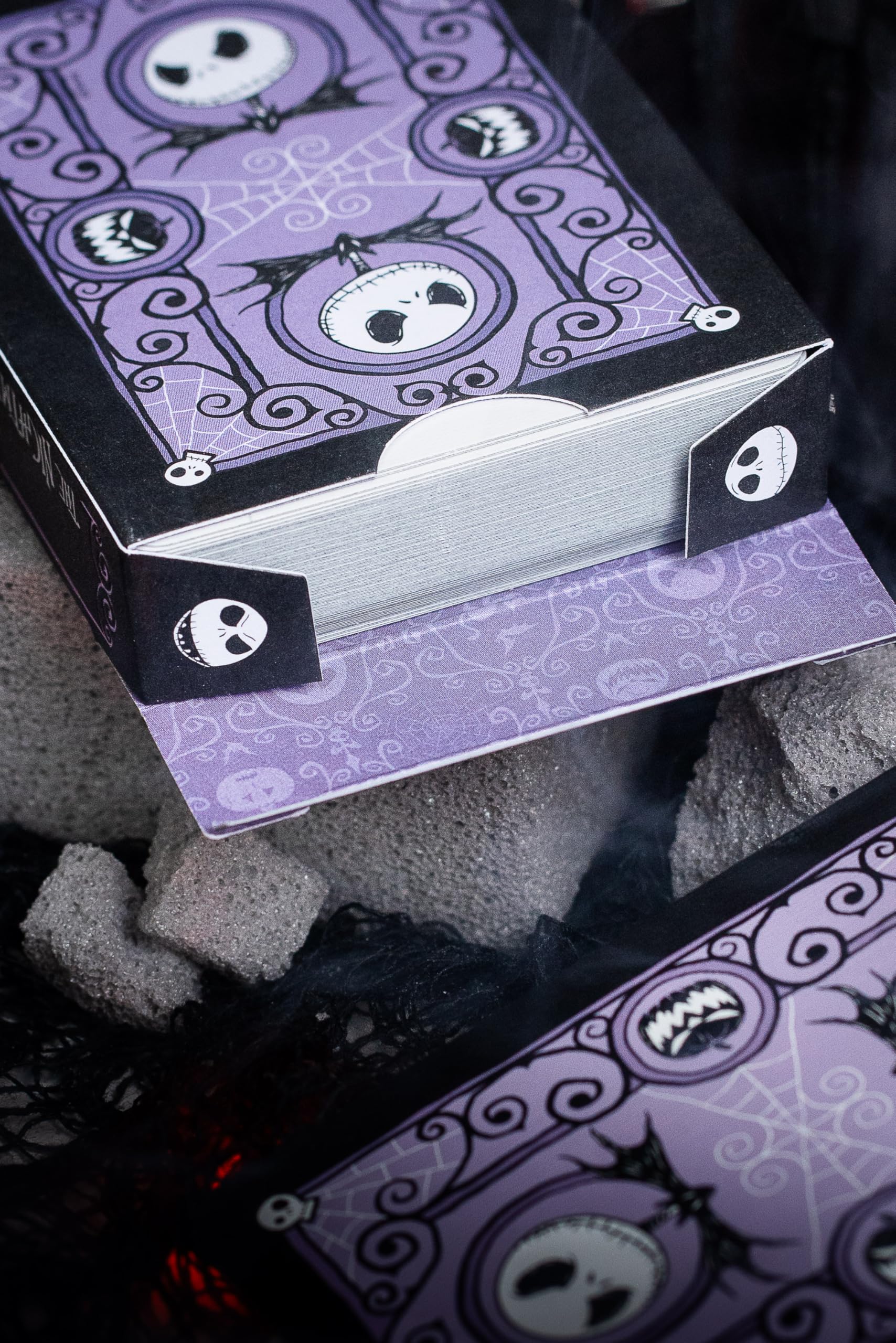 Bicycle Card back design features detailed Nightmare imagery.