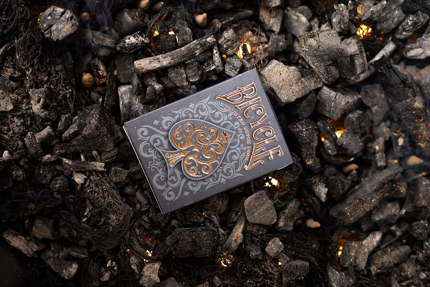 Bicycle Cinder packaging side view showcases premium craftsmanship